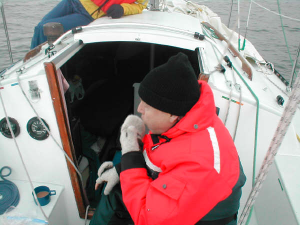 John regurgitating his sandwhich