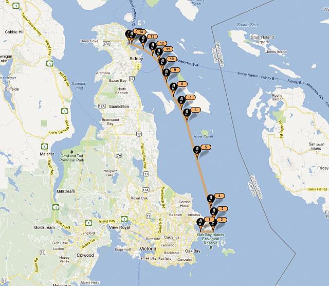 Taking Annie up to Patos (transfer up)