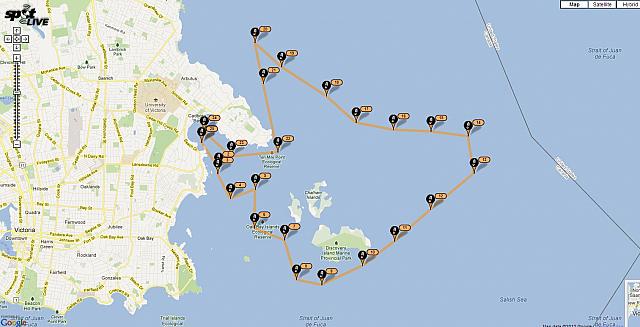 RVYC 2012 Fall #1 Course