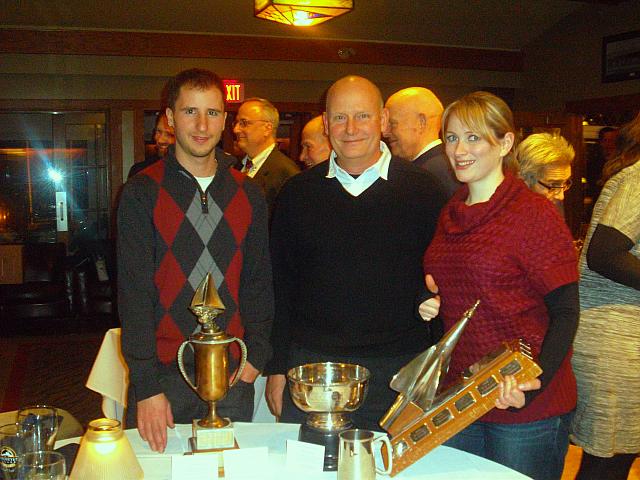 awards night 2011- Louise Ben and AJ
