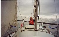 Debbie on the Helm